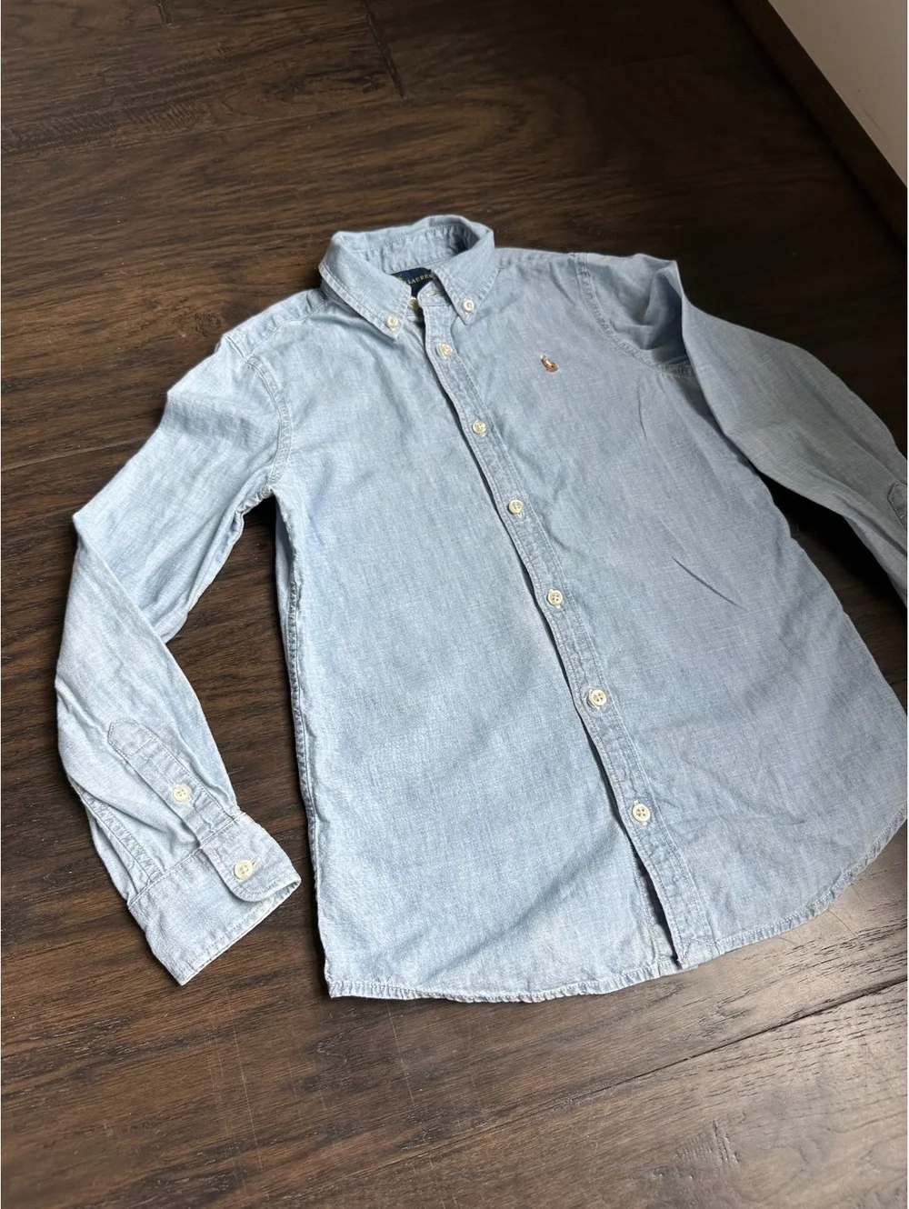 Ralph Lauren Denim Shirt Button Up Kids Size 10